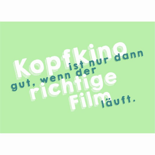 Postkarte "Kopfkino"