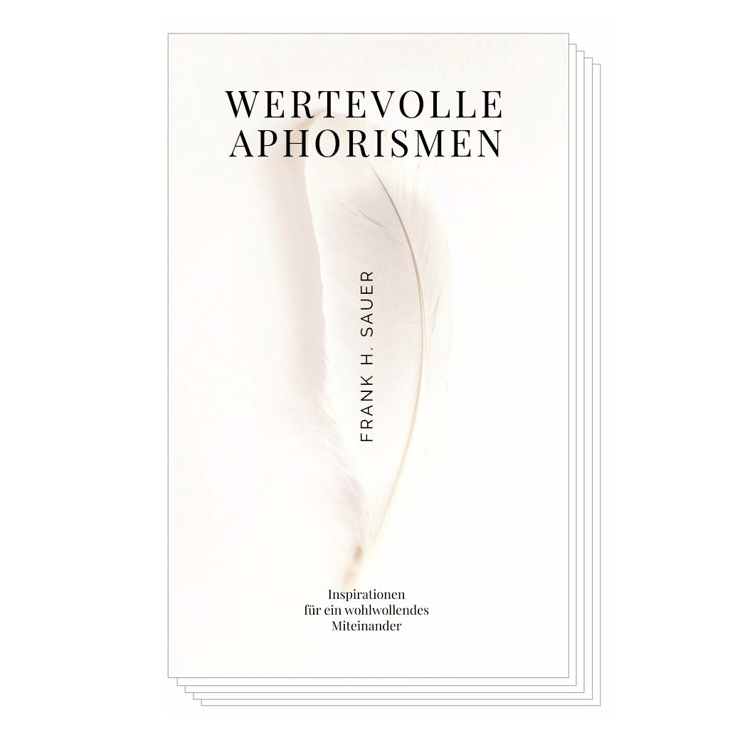 Cover Buch "Wertevolle Aphorismen"