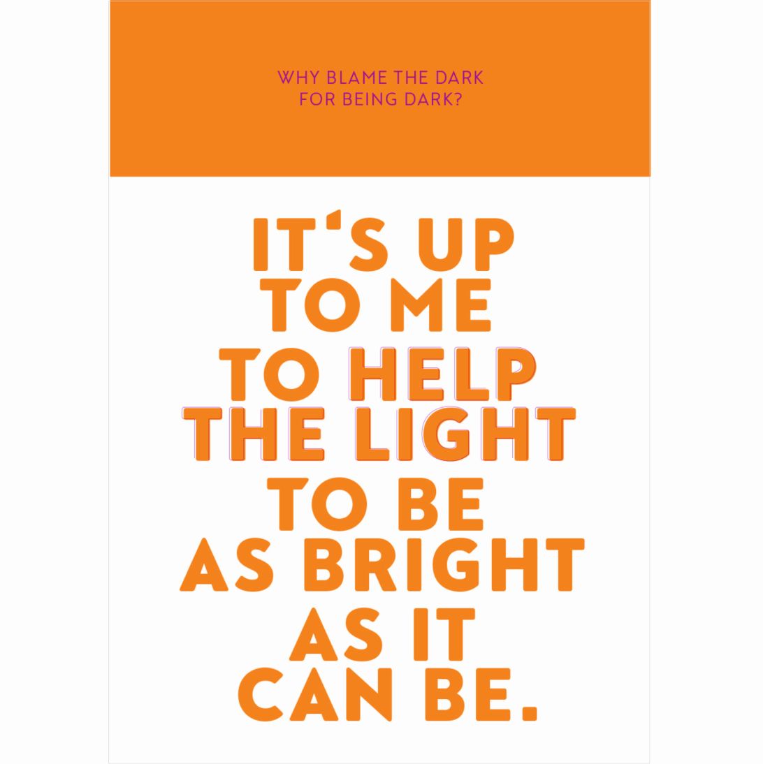 Postkarte: Help the light