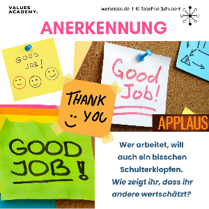 Inspirations-Karte Anerkennung