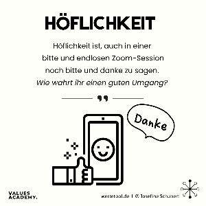 Inspirations-Karte Höflichkeit