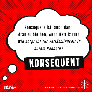 Inspirations-Karte Konsequent