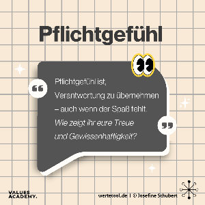 Inspirations-Karte Pflichtgefühl