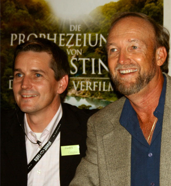 Frank H. Sauer mit James Redfield bei der Filmpremiere in Deutschland 2007